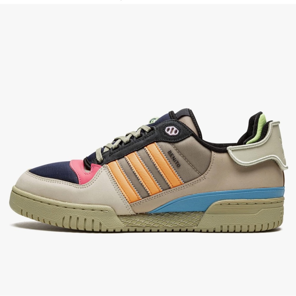 adidas Men’s Multicolor Low-Top Sneakers (Beige, Orange, Blue, Pink, Navy)